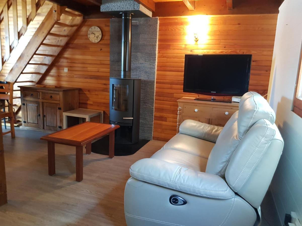 Chalet Pres Des Pistes Avec Vue Panoramique Лез-Англь Экстерьер фото